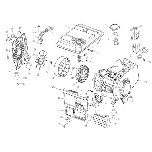 Детали двигателя Champion IGG980